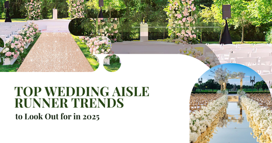 Top Wedding Aisle Runner Trends to Look Out for in 2025